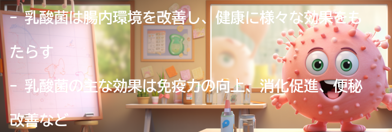 乳酸菌の効果とはの要点まとめ