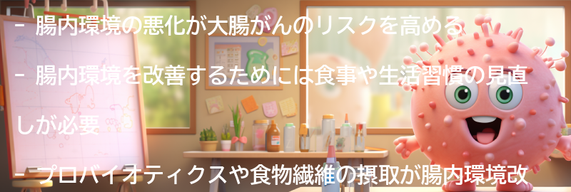 腸内環境を改善するための方法の要点まとめ