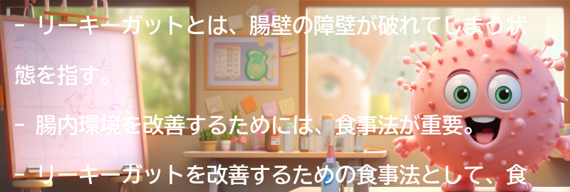 腸内環境改善のための食事法の要点まとめ