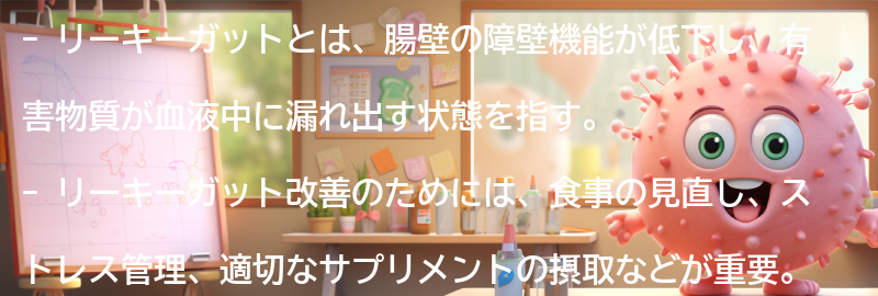リーキーガット改善の成功事例の要点まとめ