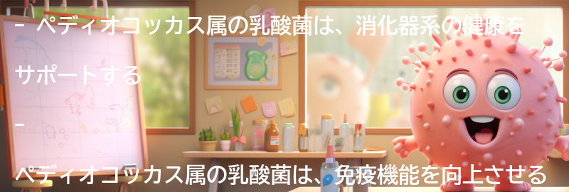 ペディオコッカス属の健康効果の要点まとめ