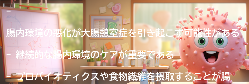 腸内環境改善のための継続的なケアの重要性の要点まとめ