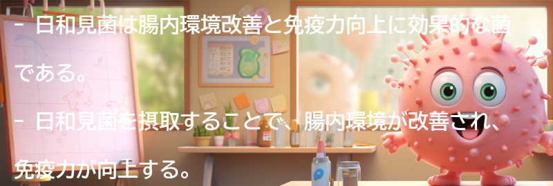 「日和見菌」を活用した健康習慣の取り入れ方の要点まとめ