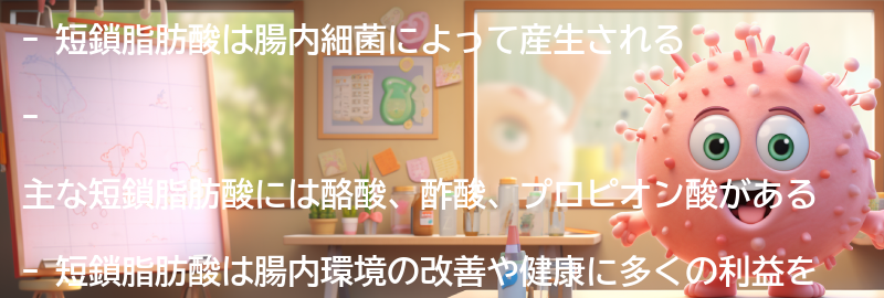 短鎖脂肪酸とは？の要点まとめ