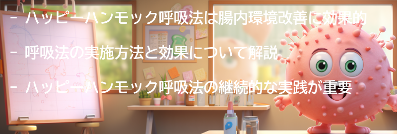 ハッピーハンモック呼吸法の効果とは？の要点まとめ