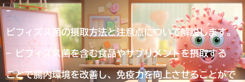 ビフィズス菌を摂取する方法と注意点の要点まとめ