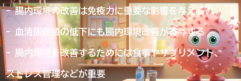 腸内環境を改善するための方法とは？の要点まとめ
