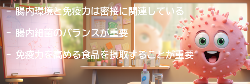 腸内環境と免疫力の関係とは？の要点まとめ