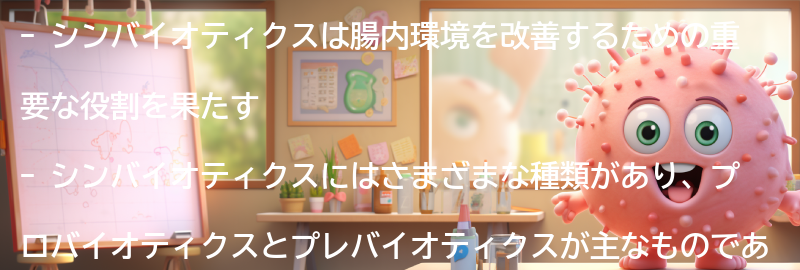 シンバイオティクスの主な種類と摂取方法の要点まとめ