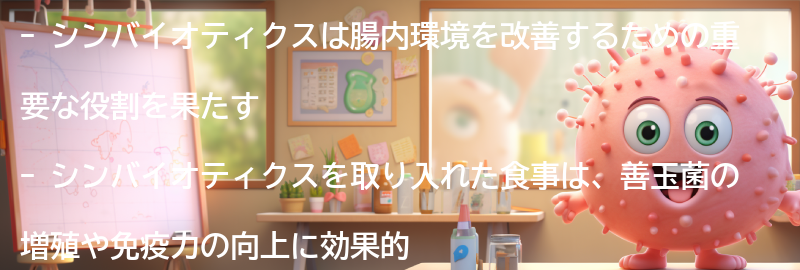 シンバイオティクスを取り入れた食事例の要点まとめ