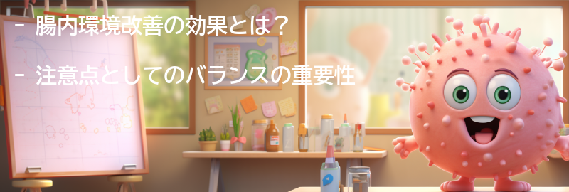 腸内環境改善の効果と注意点の要点まとめ