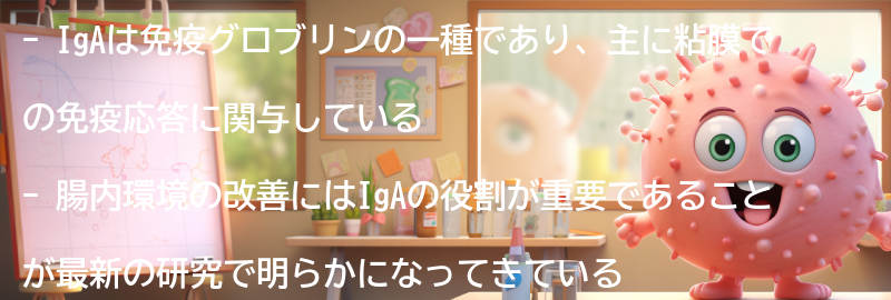 IgAとは何か？その役割と重要性についての要点まとめ