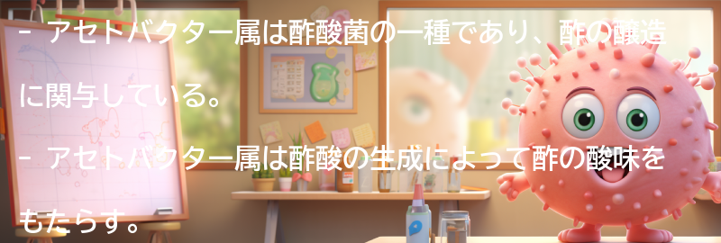 アセトバクター属とは何か？の要点まとめ