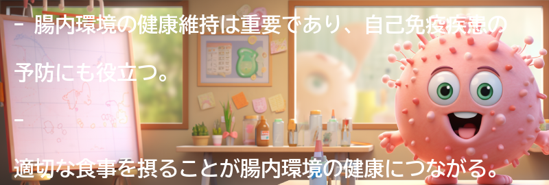 腸内環境の健康維持のための日常のケア方法の要点まとめ