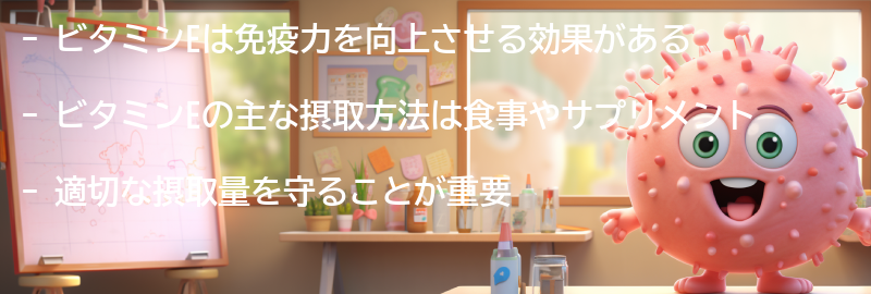 ビタミンEの免疫力への影響と摂取方法の要点まとめ