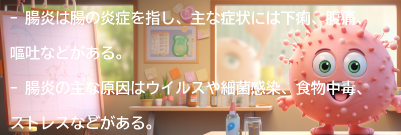 腸炎とは何か？症状や原因についての要点まとめ