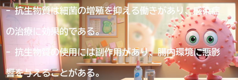 抗生物質の働きと副作用の要点まとめ