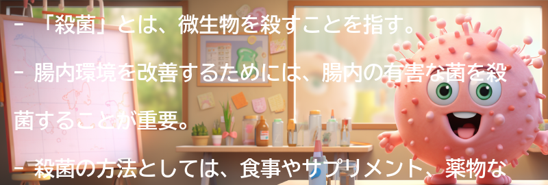 「殺菌」とは何か？の要点まとめ