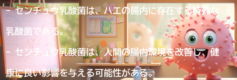 センチュウ乳酸菌とはの要点まとめ