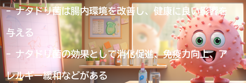 ナタドリ菌と健康への影響の要点まとめ