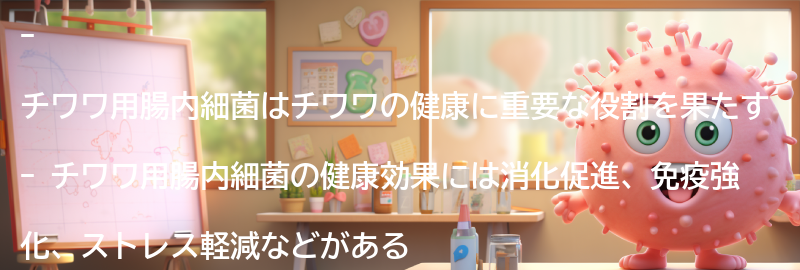 チワワ用腸内細菌の健康効果の要点まとめ
