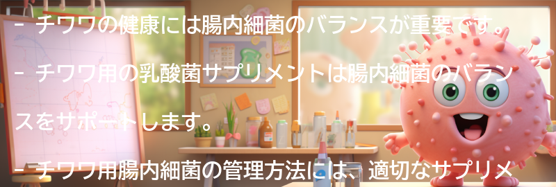 チワワ用腸内細菌の適切な管理方法の要点まとめ