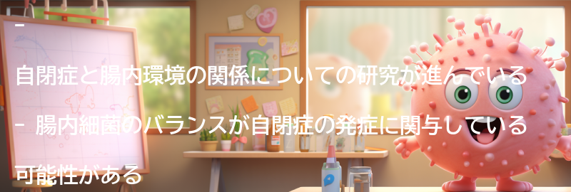 自閉症と腸内環境の関係の要点まとめ