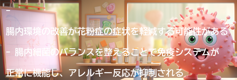 腸内環境改善が花粉症に与える効果の要点まとめ