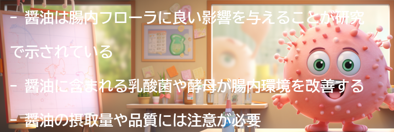 醤油が腸内フローラに与える影響とは？の要点まとめ