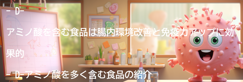 D-アミノ酸を含む食品の紹介の要点まとめ