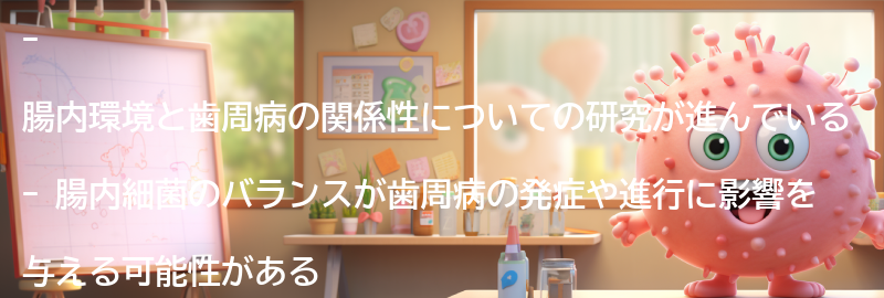 腸内環境と歯周病の関係性の要点まとめ