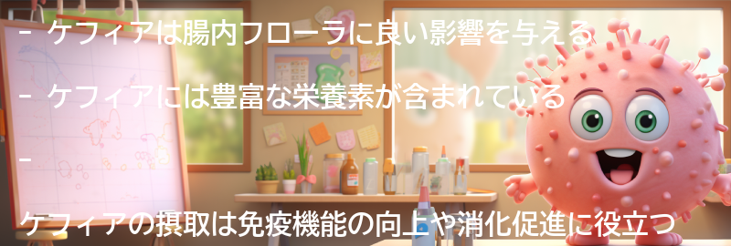 ケフィアの栄養価と健康への影響の要点まとめ