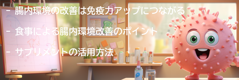 腸内環境改善のための食事とサプリメントの要点まとめ