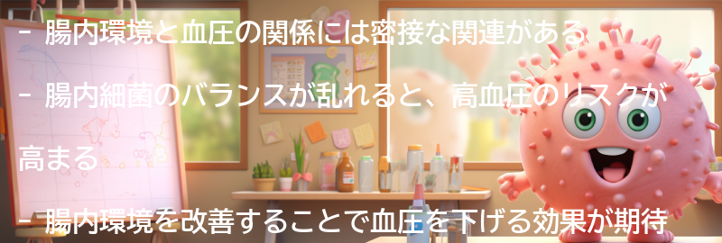 腸内環境と血圧の関係についての要点まとめ