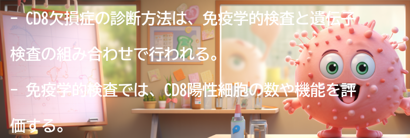 CD8欠損症の診断方法の要点まとめ