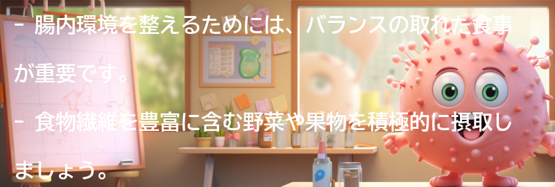 腸内環境を整えるための食事法とは？の要点まとめ