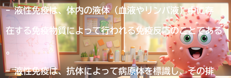 液性免疫とは何か？の要点まとめ