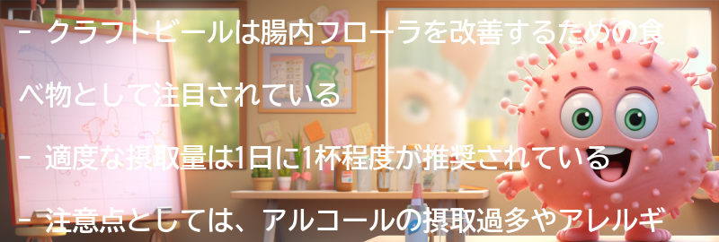 クラフトビールの適度な摂取量と注意点の要点まとめ