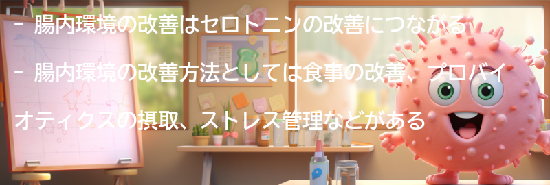 腸内環境の改善方法とは？の要点まとめ