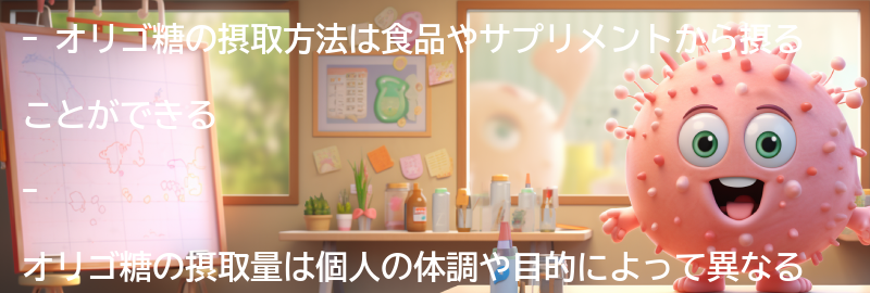 オリゴ糖の摂取方法と注意点の要点まとめ