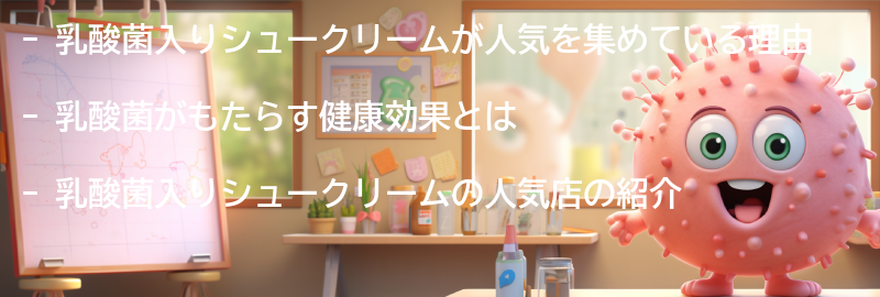 乳酸菌入りシュークリームの人気店紹介の要点まとめ