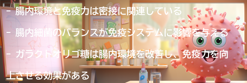 腸内環境と免疫力の関係性の要点まとめ
