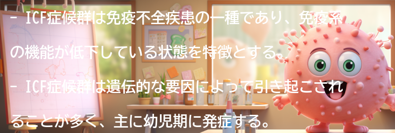 ICF症候群とは何ですか？の要点まとめ
