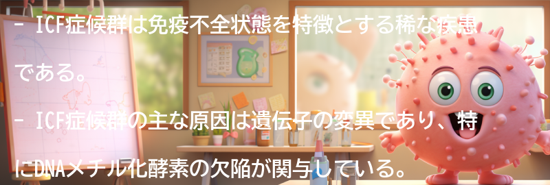 ICF症候群の原因とリスク要因の要点まとめ