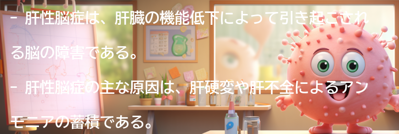 肝性脳症とは何か？の要点まとめ