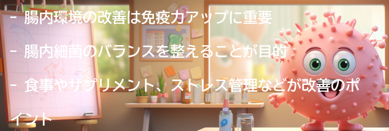 腸内環境改善の重要性とは？の要点まとめ