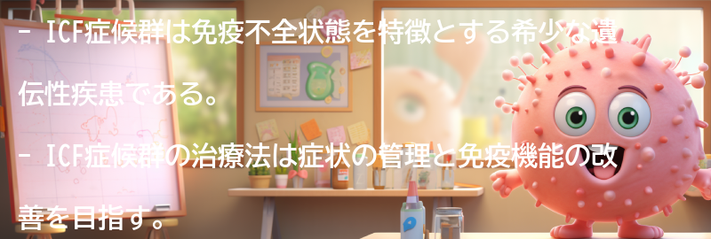 ICF症候群の治療法と管理戦略の要点まとめ
