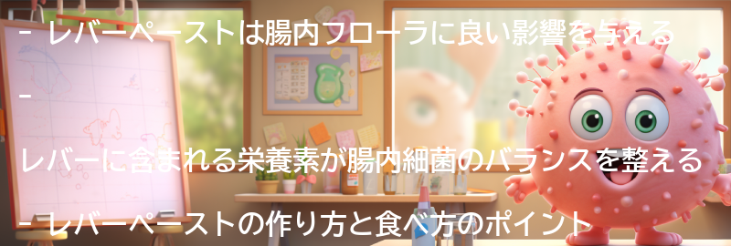 レバーペーストの腸内フローラへの効果の要点まとめ
