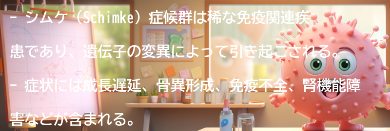 シムケ（Schimke）症候群とは何ですか？の要点まとめ