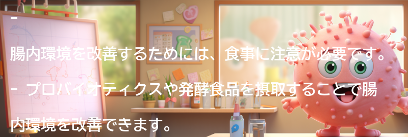 腸内環境を改善するための食事法の要点まとめ